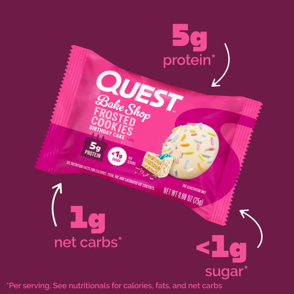 ベイクショップ アイシングクッキー、バースデーケーキ、8枚、各25g