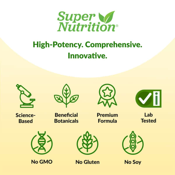 Super Immune, Immune-Strengthening Multivitamin with Glutathione, High-Potency Vitamins, Minerals and Herbs, 60 Tablets