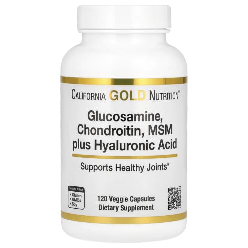 California Gold Nutrition Glucosamine Chondroitin MSM + Hyaluronic Acid