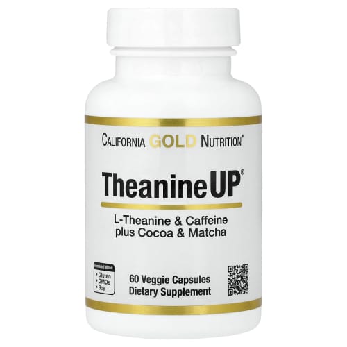 California Gold Nutrition TheanineUP, L-Theanine & Caffeine