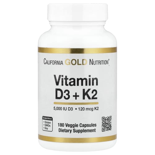 California Gold Nutrition Vitamin D3 + K2