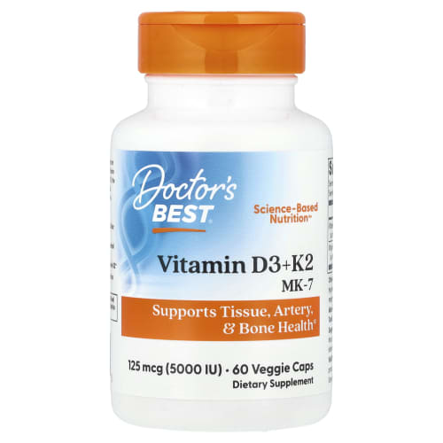 Doctor's Best Vitamin D3 5000 IU + K2