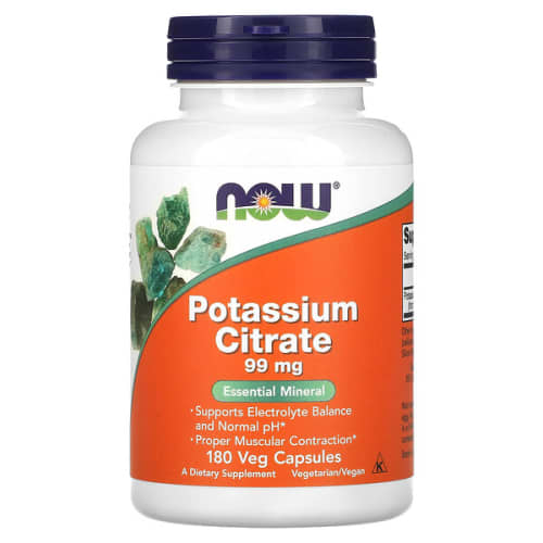 NOW Foods Potassium Citrate 99mg