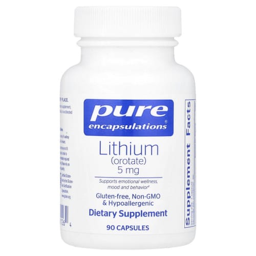 Pure Encapsulations Lithium (orotate) 5mg