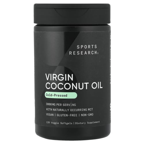 Sports Research Biotin 10,000 mcg with Coconut Oil