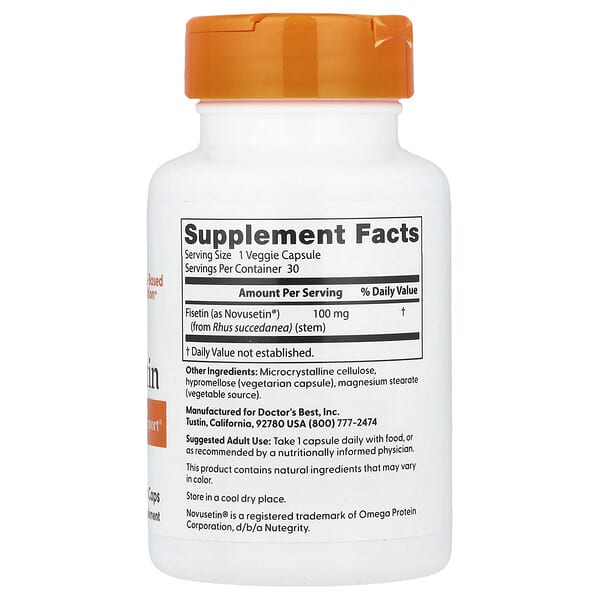 Double Wood Fisetin 500mg, 60 capsules, view 2