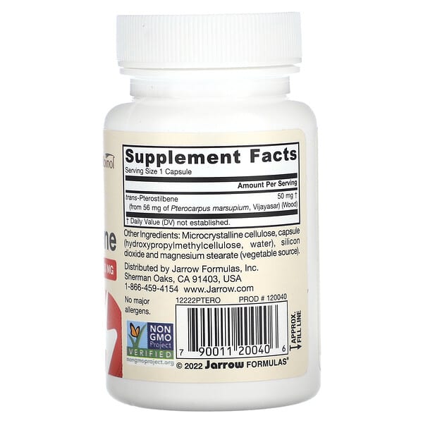 Life Extension Pterostilbene 100mg, 60 capsules, view 2