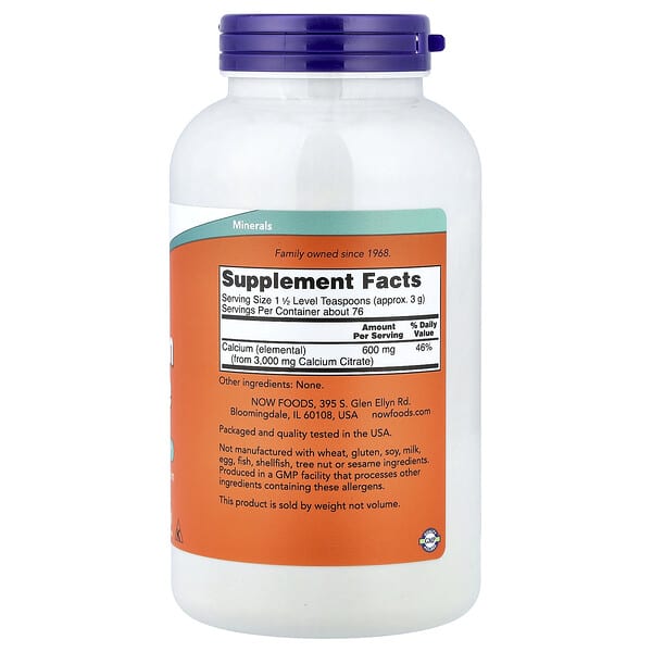 Solgar Calcium Citrate Malate with Vitamin D3, 60 veg caps, view 2