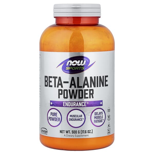 NOW Foods Beta-Alanine Pure Powder, 500 g
