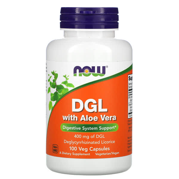 Now Foods DGL Licorice 400mg, 100 chewables