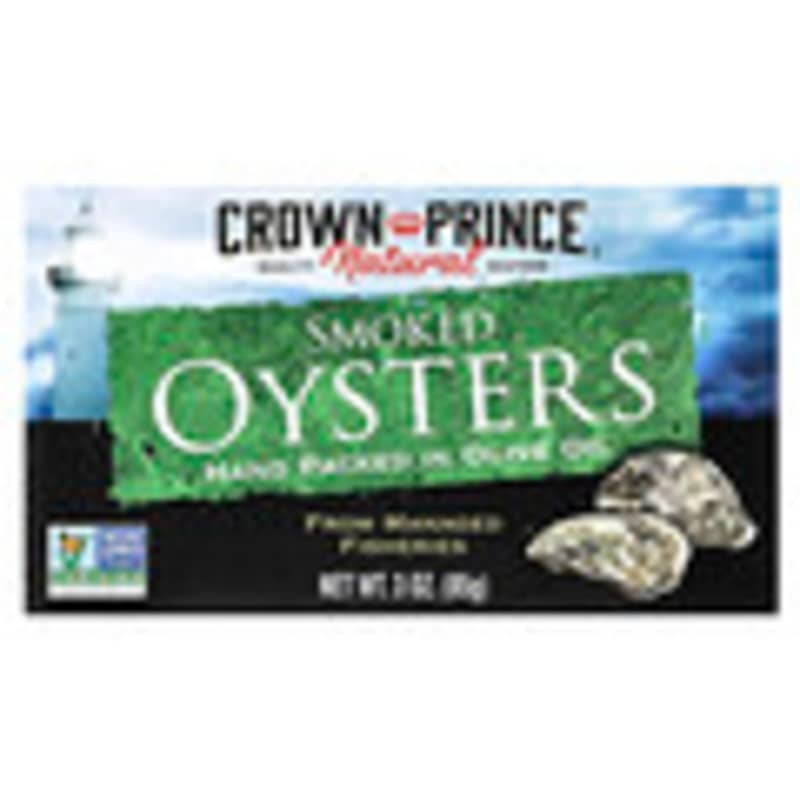 Crown Prince Natural, Smoked Oysters In Olive Oil, 3 oz (85 g)
