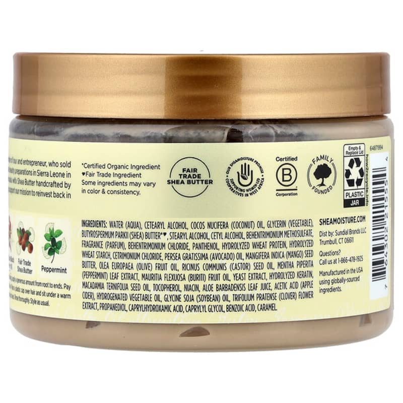 SheaMoisture, Jamaican Black Castor Oil, Strengthen & Restore Treatment Masque, 11.5 oz (326 g)