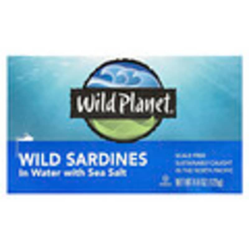 Wild Planet, Wild Sardines In Water with Sea Salt, 4.4 oz (125 g)