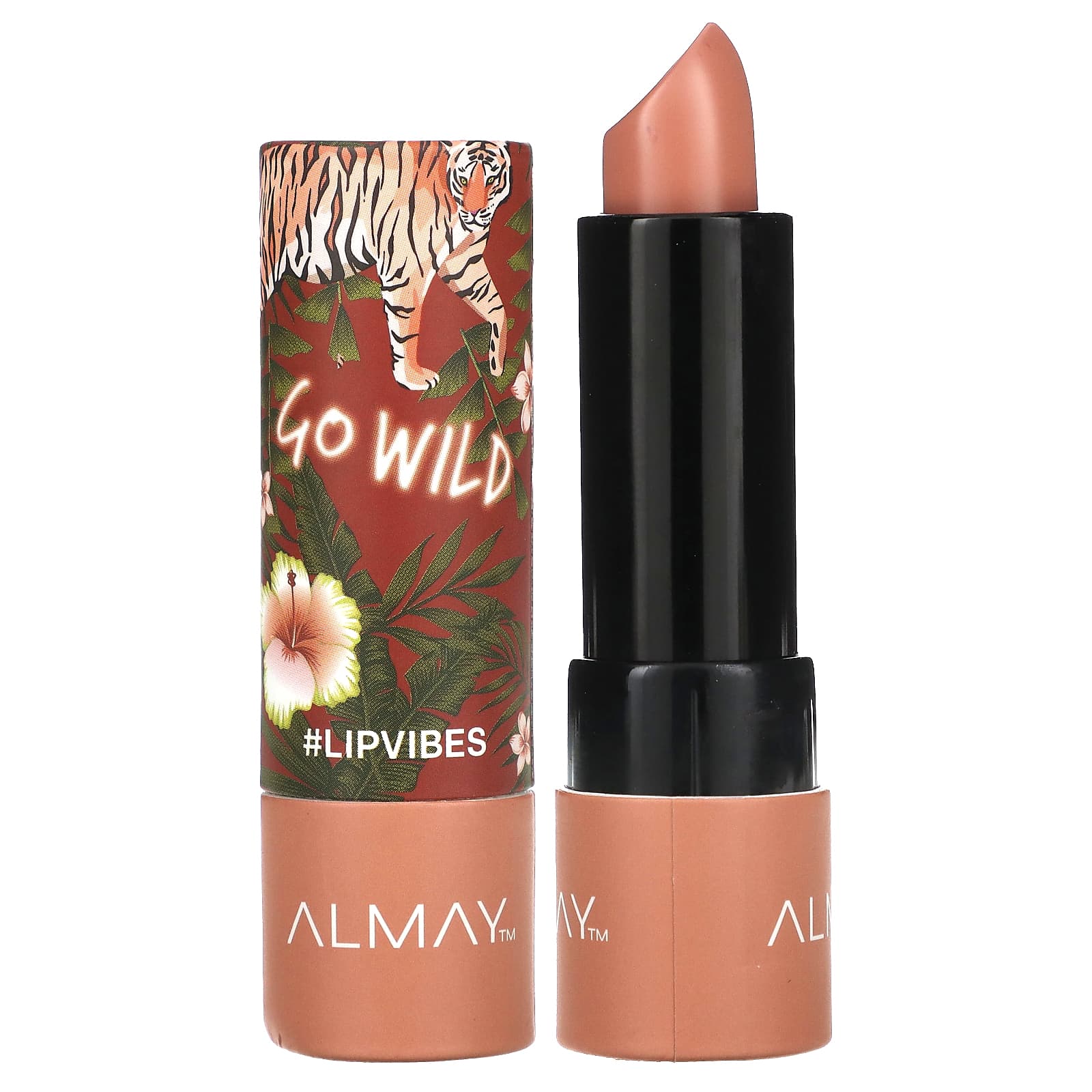 Almay, Lip Vibes, губная помада, оттенок 120 Go Wild, 4,0 г (0,14 унции)