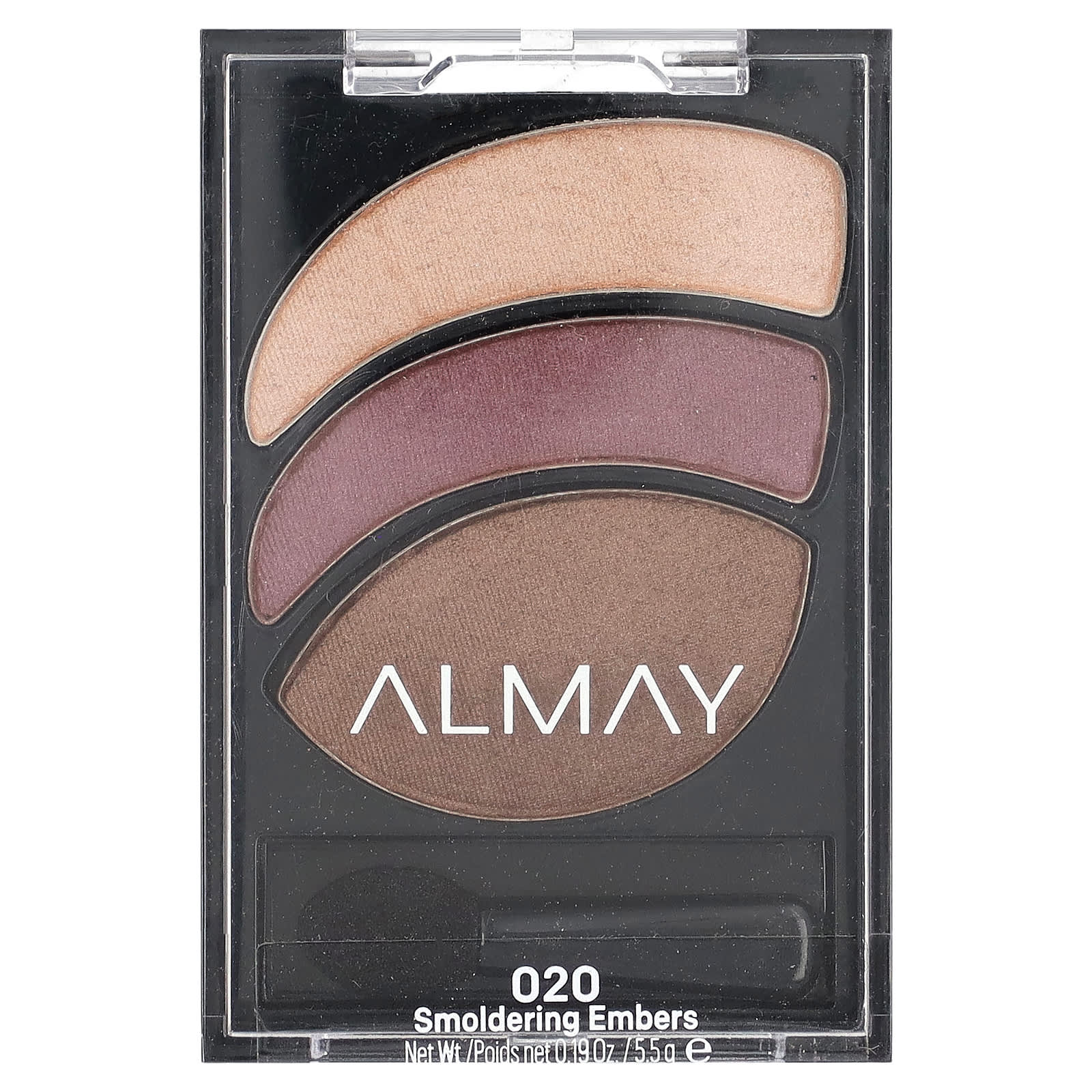 Almay, Eye Trios, дымчатые тени для век, 020 Smoldering Embers, 5,5 г (0,19 унции)