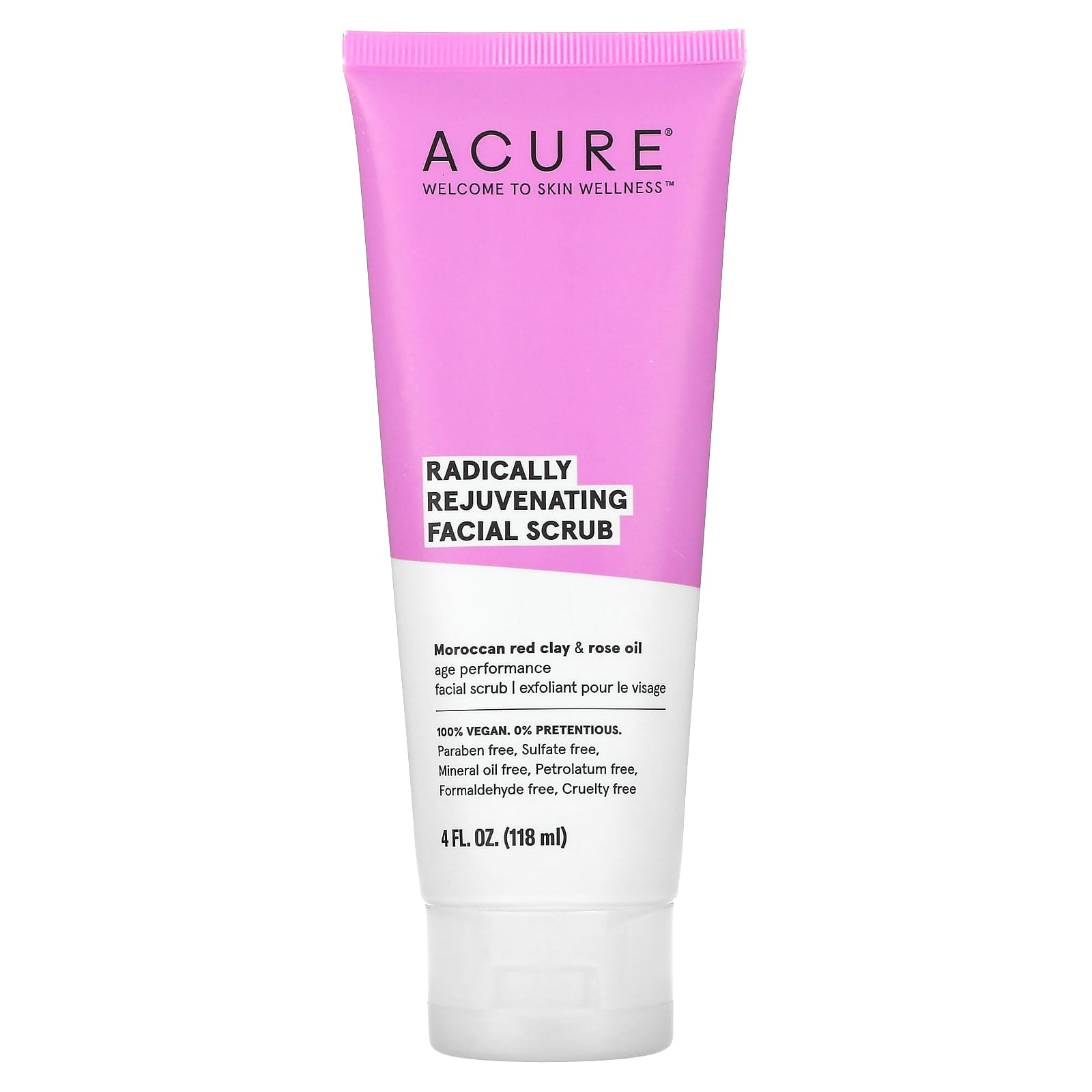 ACURE, Radically Rejuvenating, скраб для лица, 118 мл (4 жидк. унции)