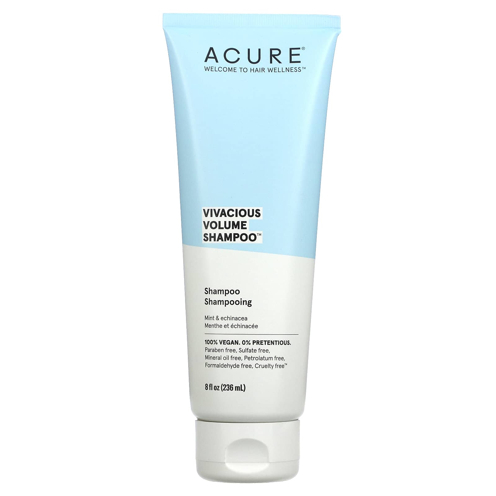ACURE, Vivacious Volume, шампунь, придающий объем, мята и эхинацея, 236,5 мл (8 жидк. унций)
