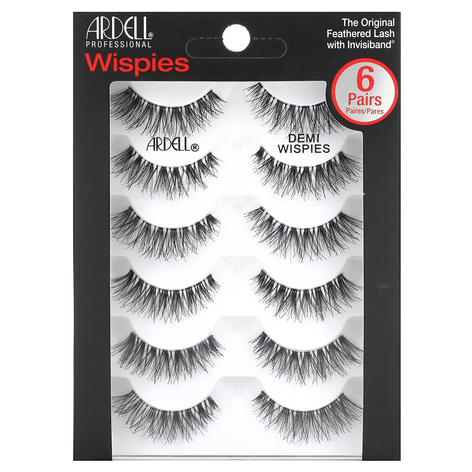 Ardell, Wispies, Demi Wispies, 6 пар