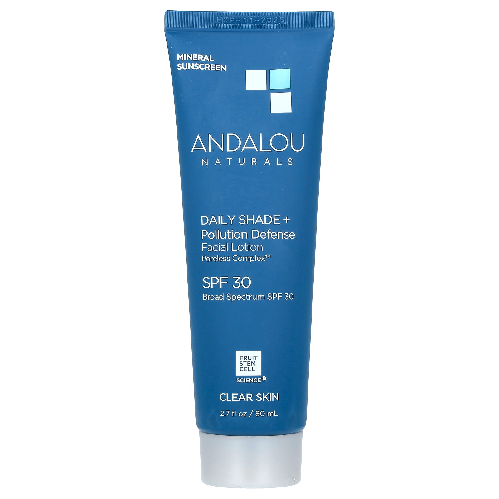 Andalou Naturals, Daily Shade + Pollution Defense, лосьон для лица, SPF 30, 80 мл (2,7 жидк. унции)