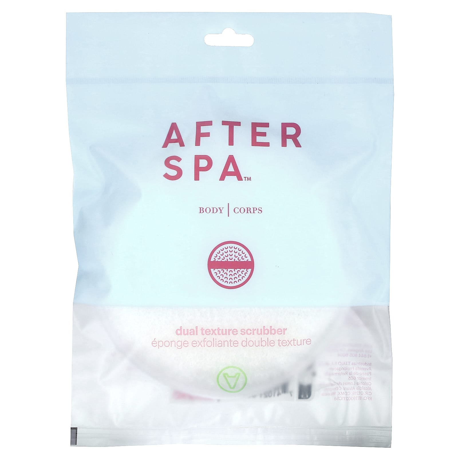 AfterSpa, двойная текстура скраба, 1 шт.