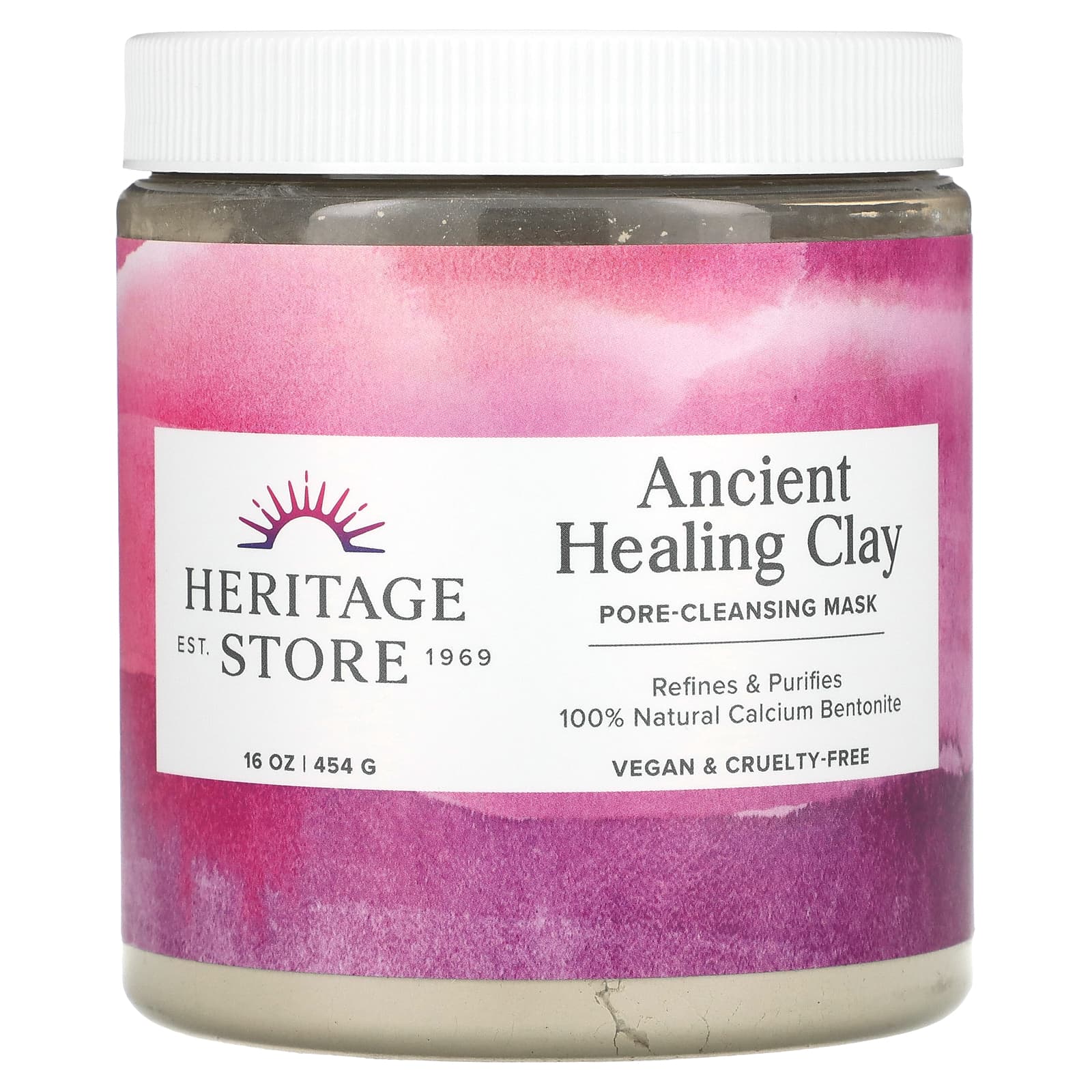 Heritage Store, Ancient Healing Clay, маска для очищения пор, 454 г (16 унций)