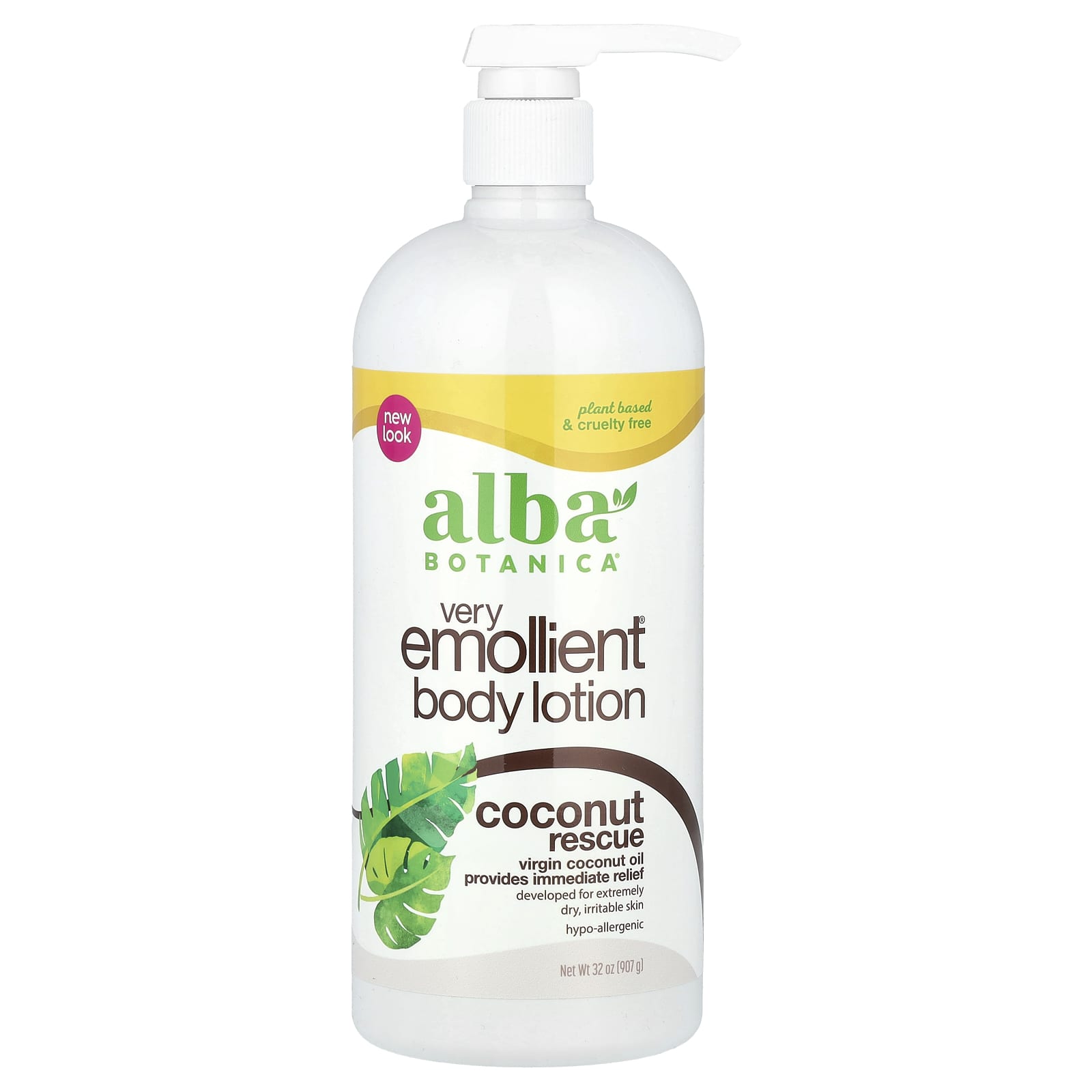 Alba Botanica, Very Emollient, смягчающий лосьон для тела, кокос, 907 г (32 унции)