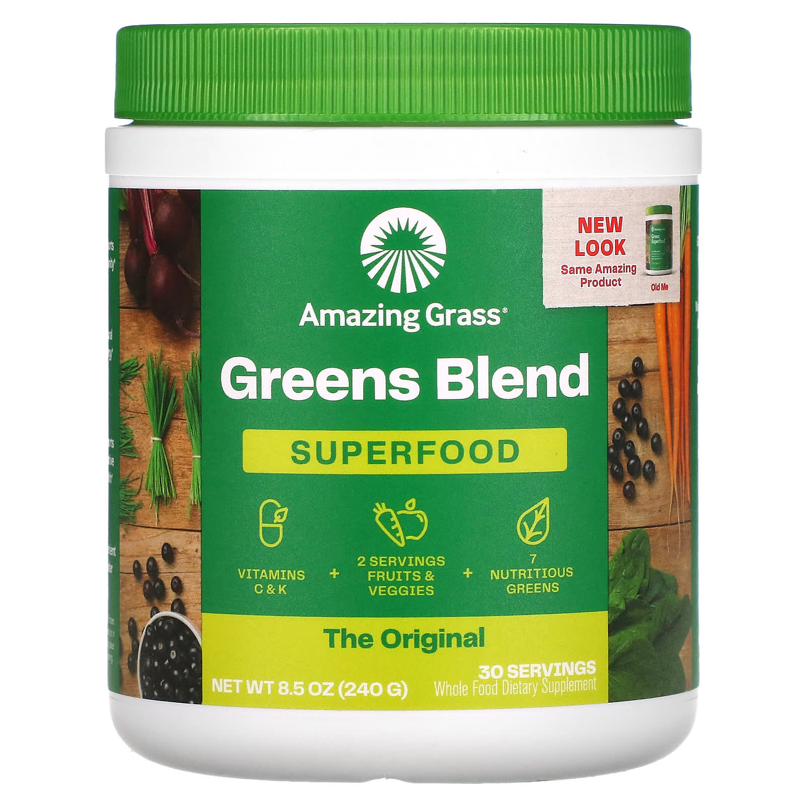 Amazing Grass Green Superfood The Original 240 г 85 унции 5290₽