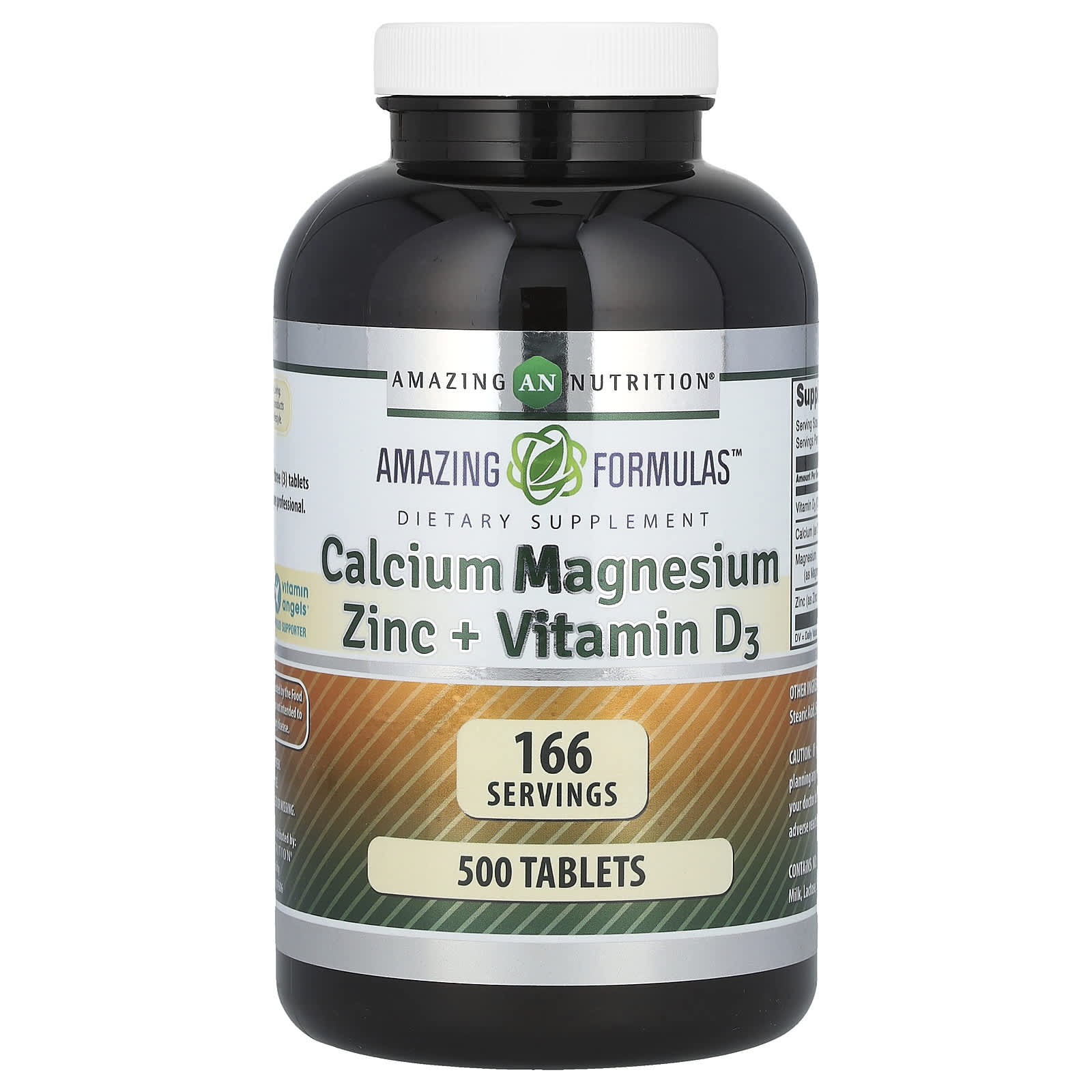 Amazing Nutrition, Amazing Formulas, кальций, магний, цинк и витамин D3, 500 таблеток