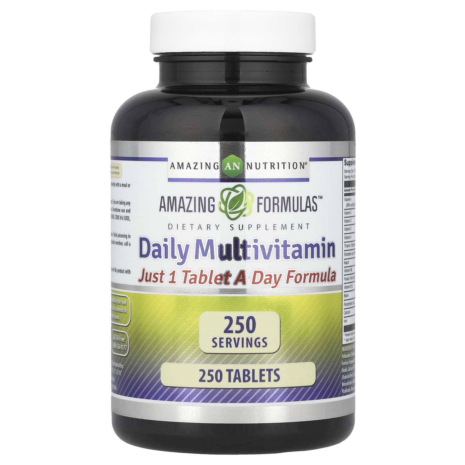 Amazing Nutrition, Мультивитамины для ежедневного приема, 250 таблеток