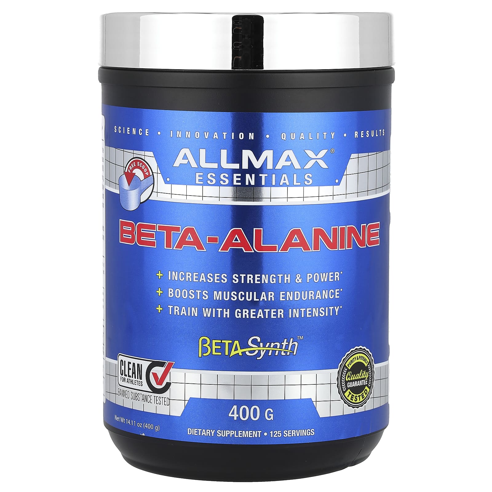 ALLMAX, Essentials, бета-аланин, 400 г (14,11 унции)