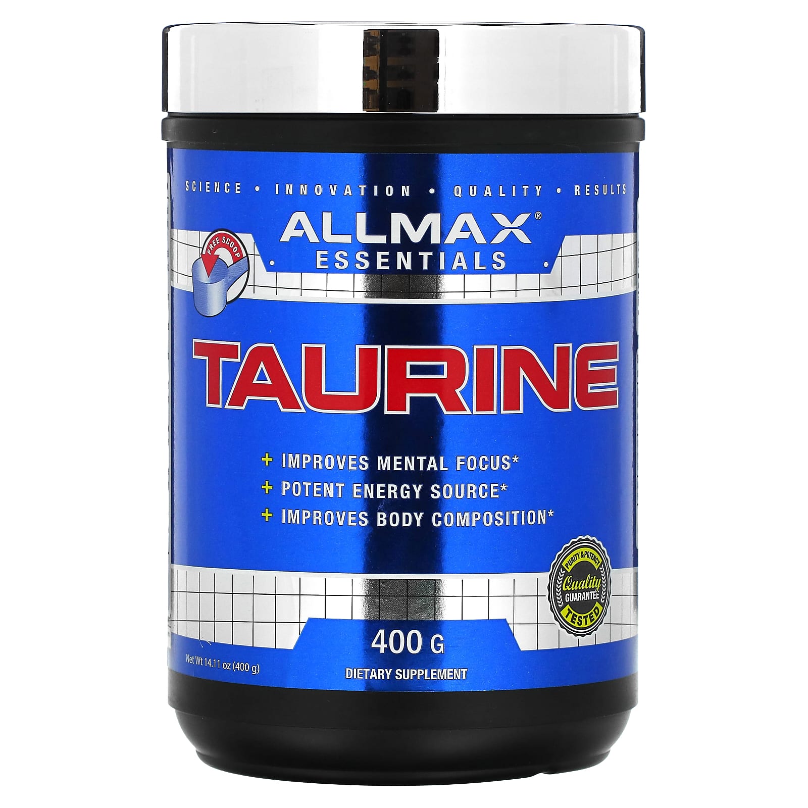 ALLMAX, Essentials, таурин, 400 г (14,11 унции)