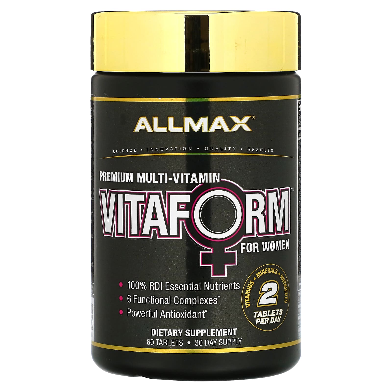 ALLMAX, Vitaform, мультивитамин премиального качества для женщин, 60 таблеток