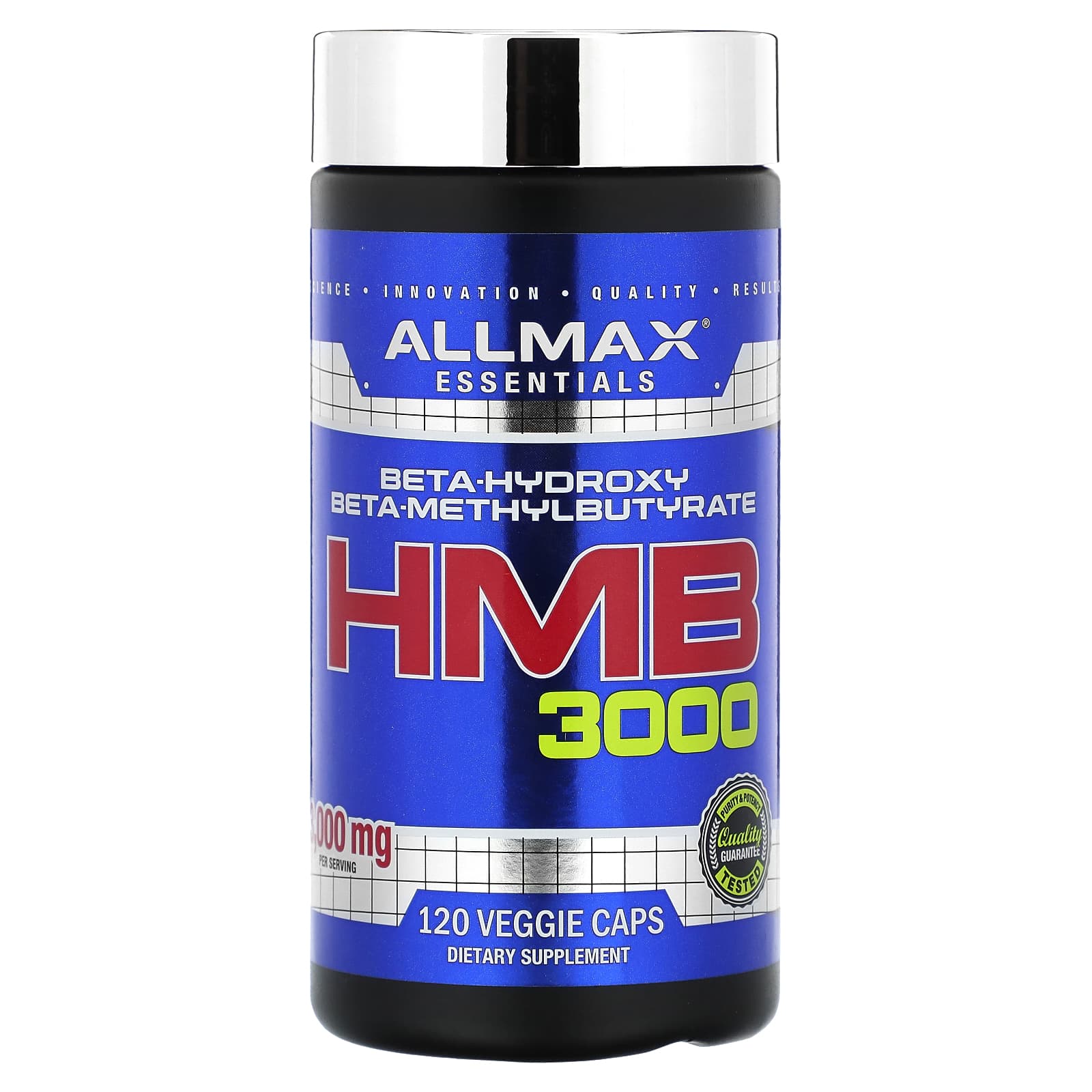 ALLMAX, Essentials, HMB 3000, 120 вегетарианских капсул