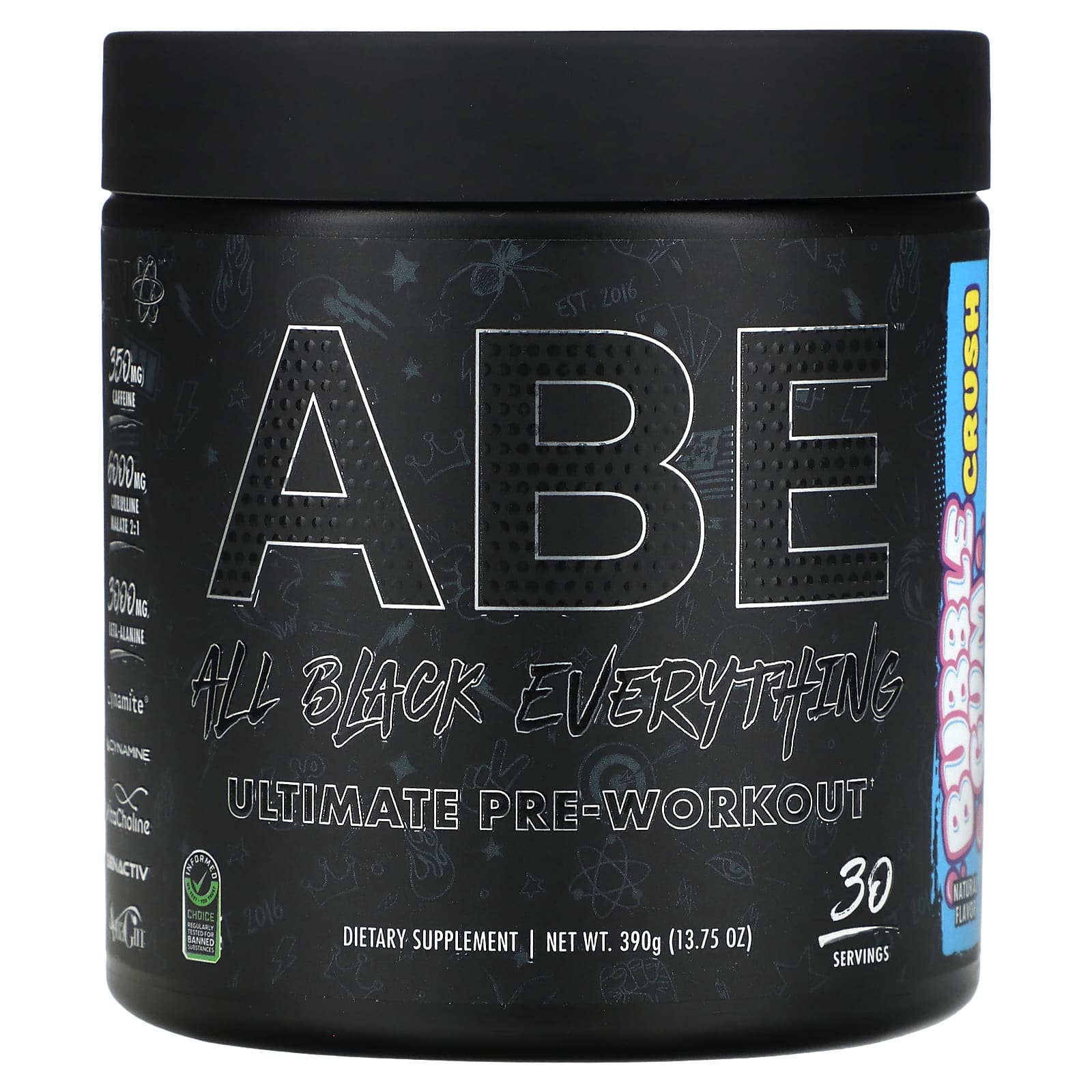 ABE Ultimate Pre-Workout предтренировочный комплекс жевательная жевательная резинка 390 г 1375 унции 8790₽
