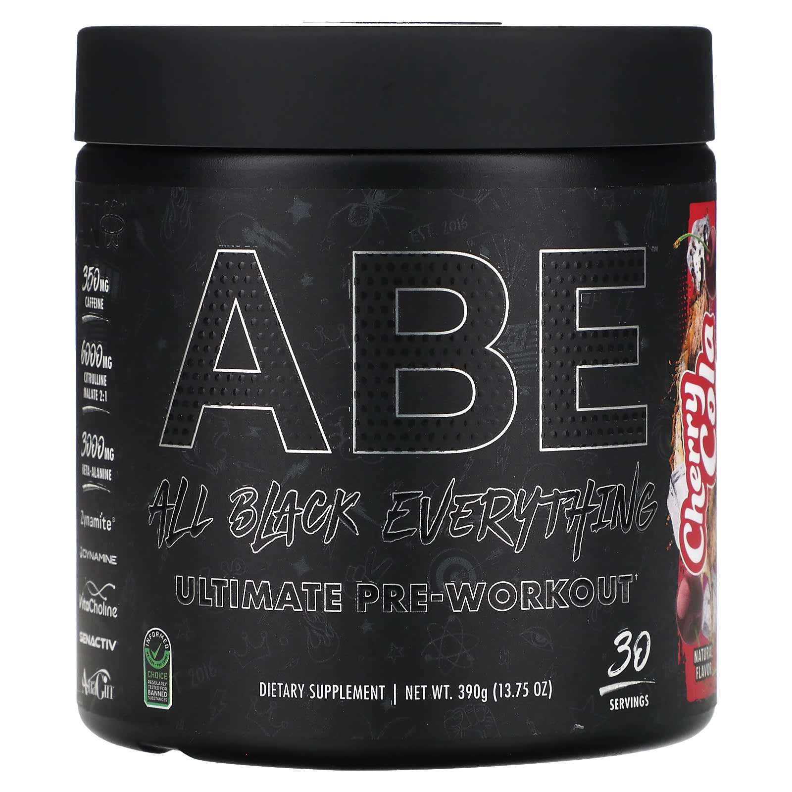 ABE Ultimate Pre-Workout предтренировочный комплекс с вишневой колой 390 г 1375 унции 8790₽
