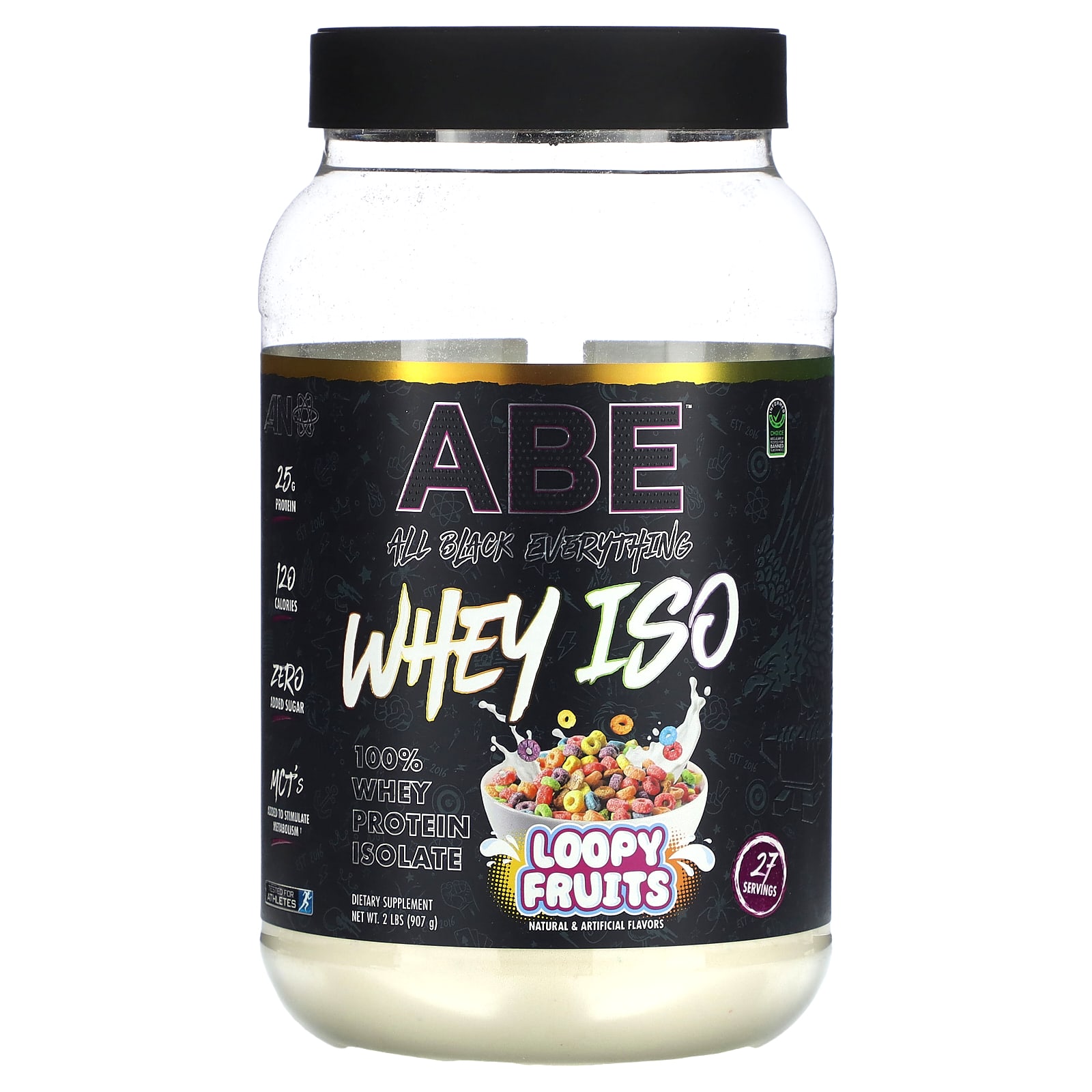 ABE Whey ISO сывороточный протеин петлевые фрукты 907 г 2 фунта 9690₽