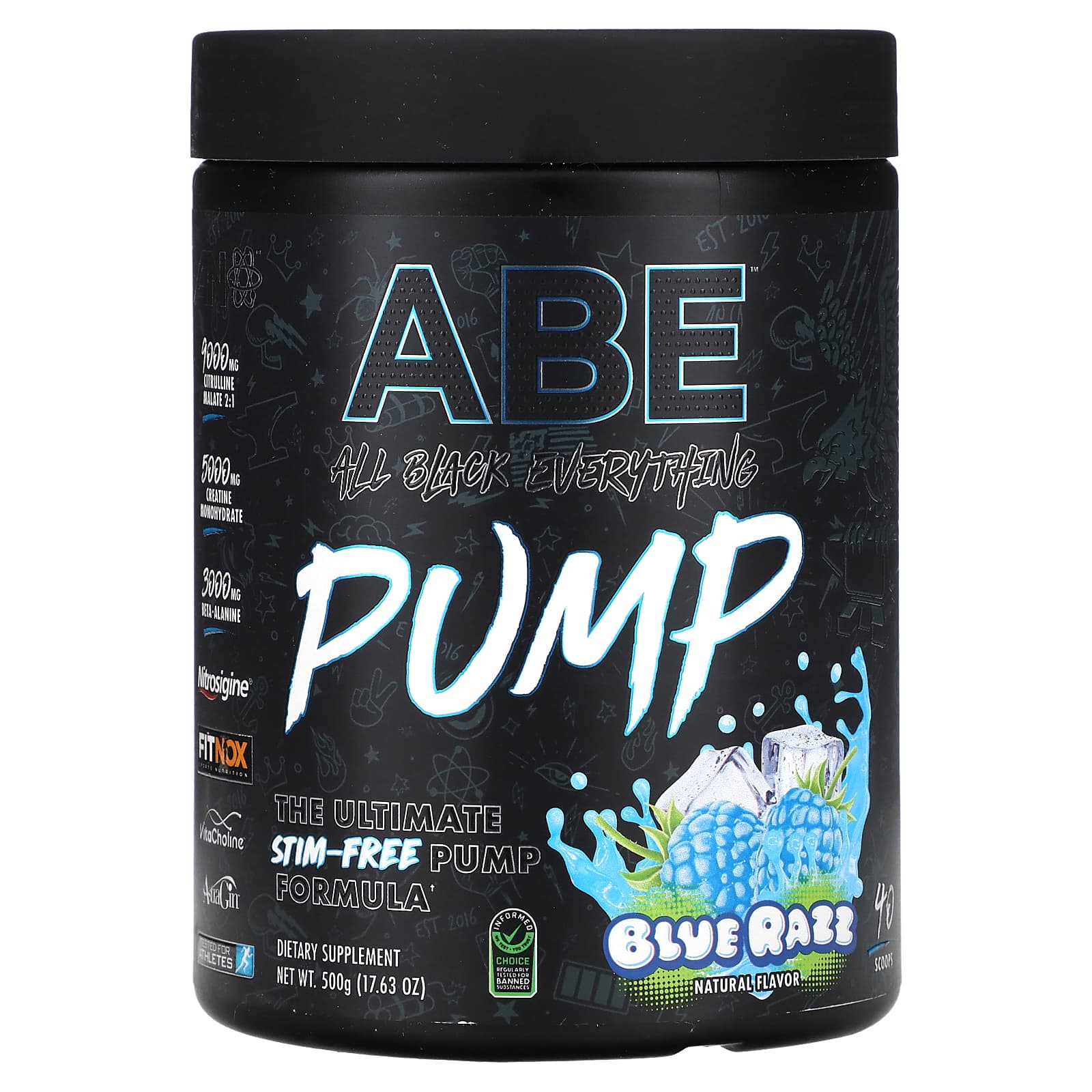 ABE Pump голубая малина 500 г 1763 унции 8790₽