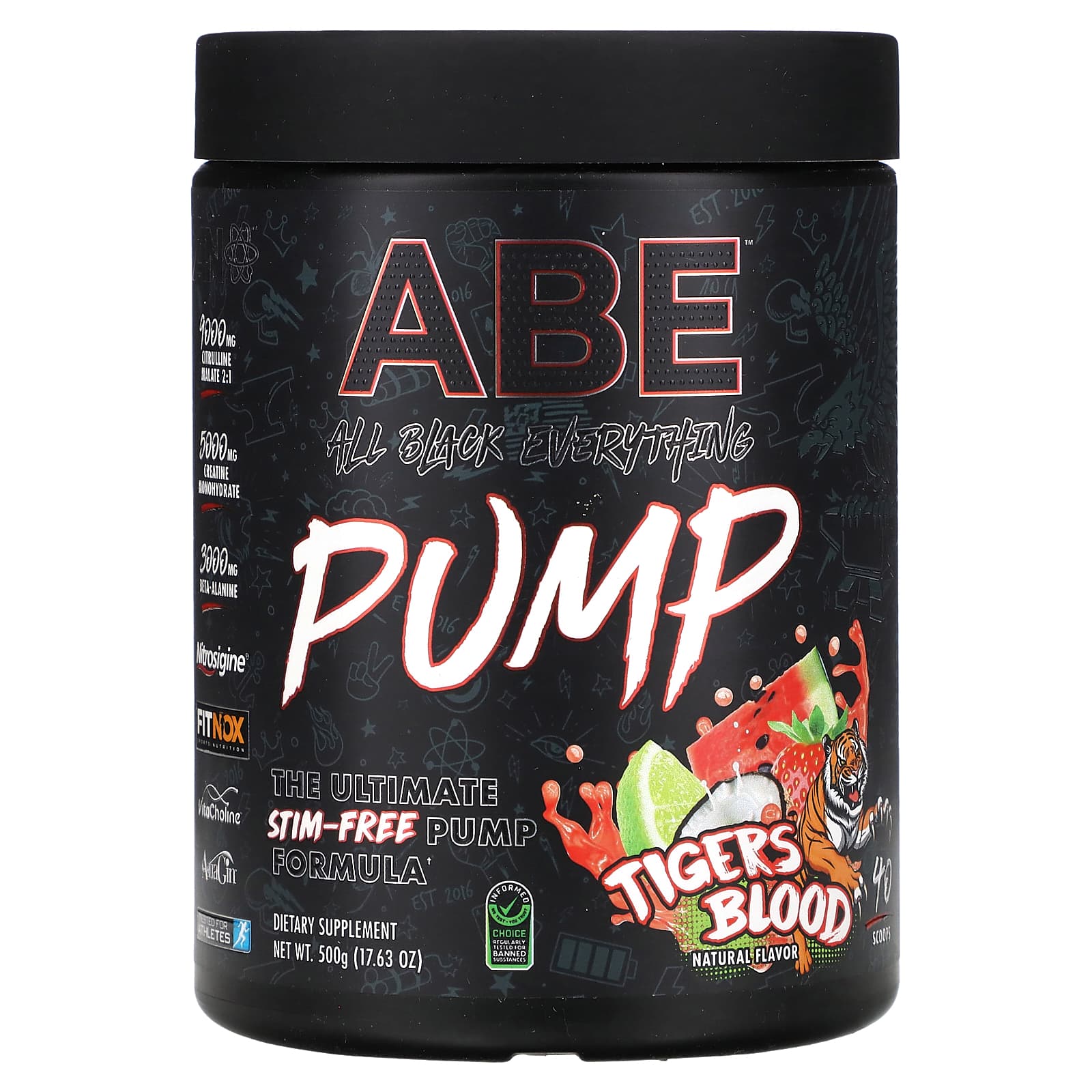 ABE Pump Tigers Blood 500 г 1763 унции 8790₽