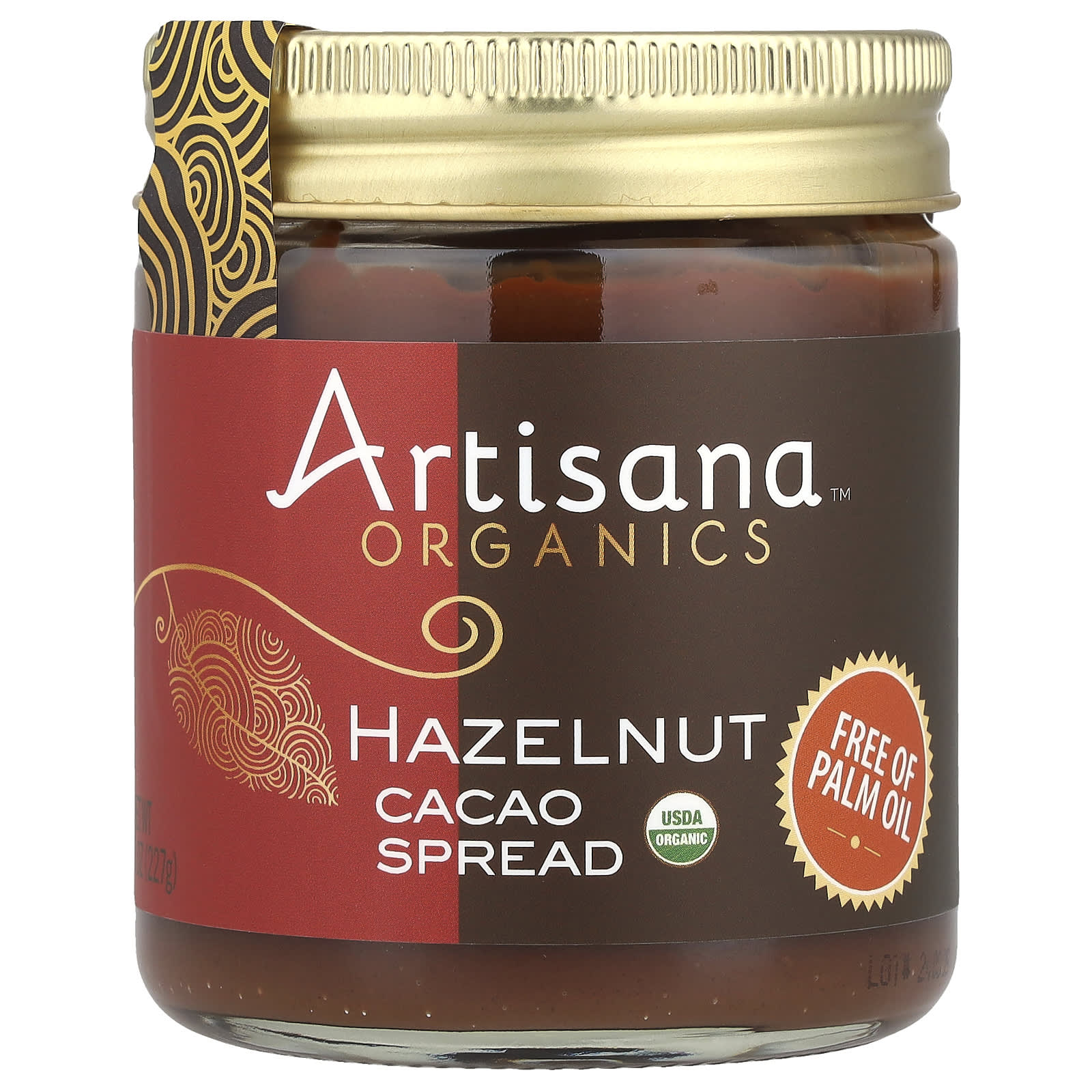 Artisana, Organics, паста с фундуком и какао, 227 г (8 унций)