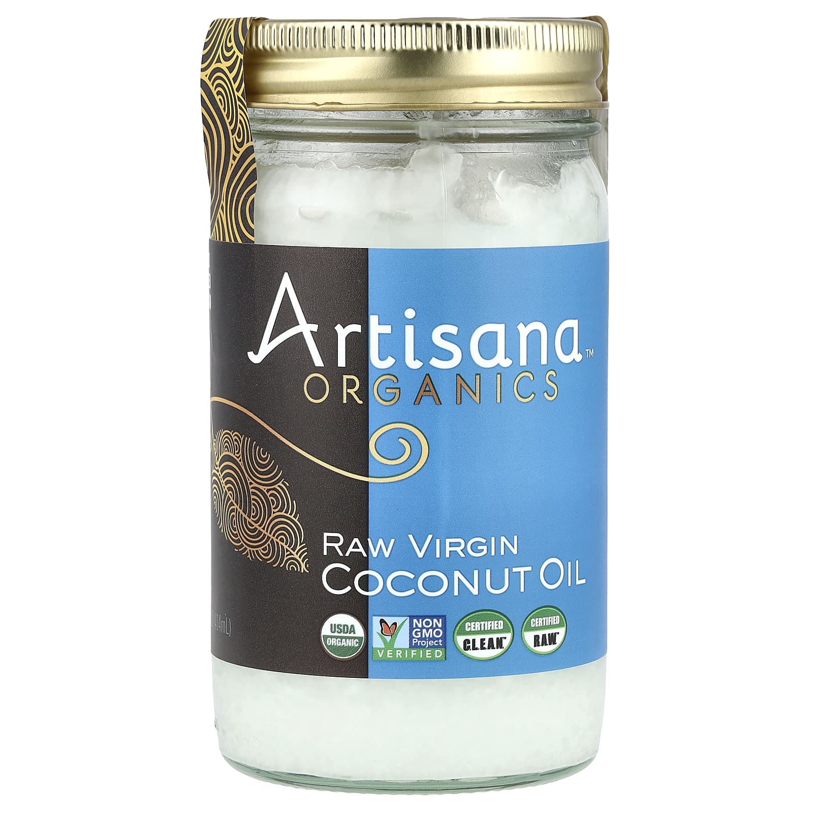 Artisana, Organics, сырое кокосовое масло, первого отжима, 414 г (14 унций)