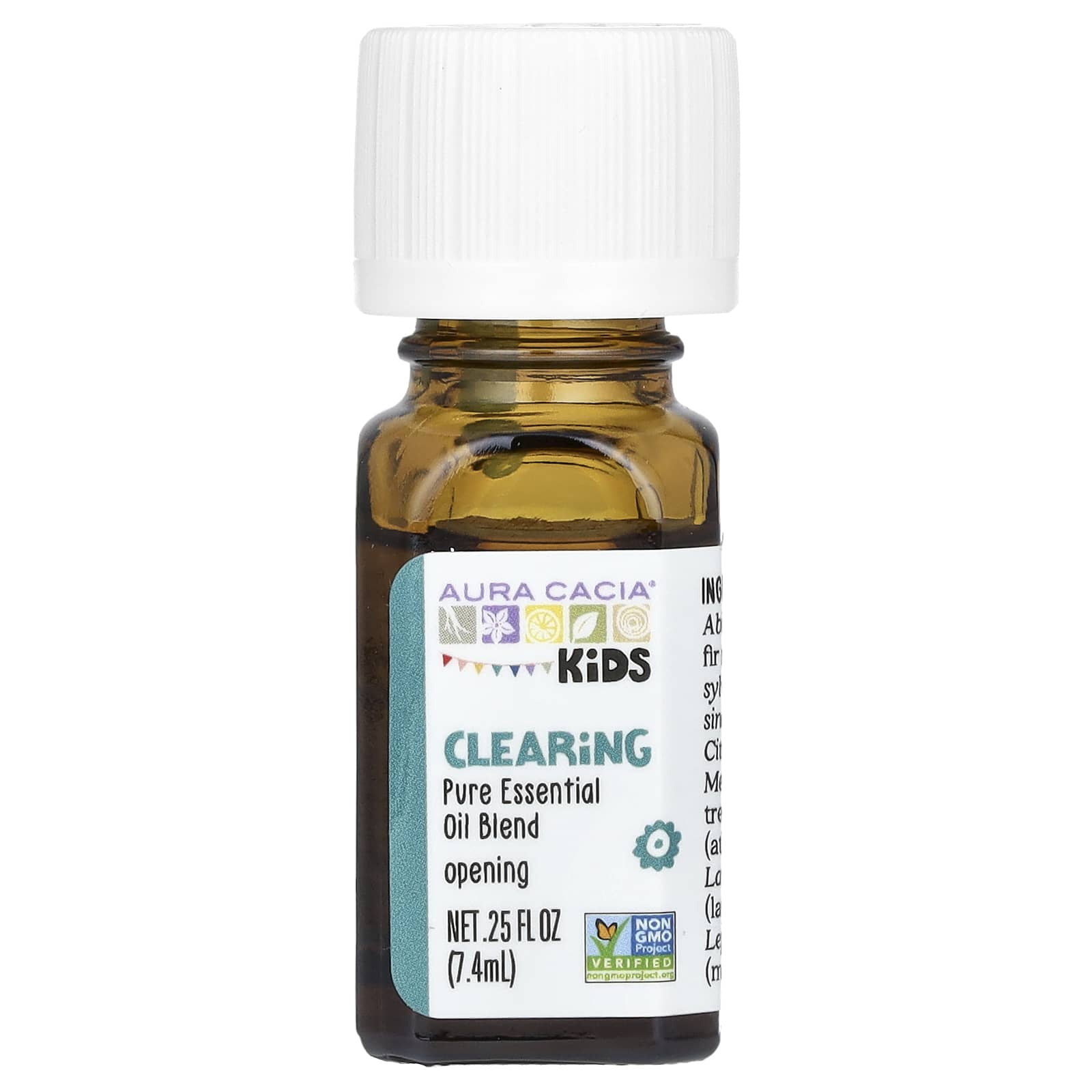 Aura Cacia, Kids, чистое эфирное масло, очищающее средство, 7,4 мл (0,25 жидк. Унции)