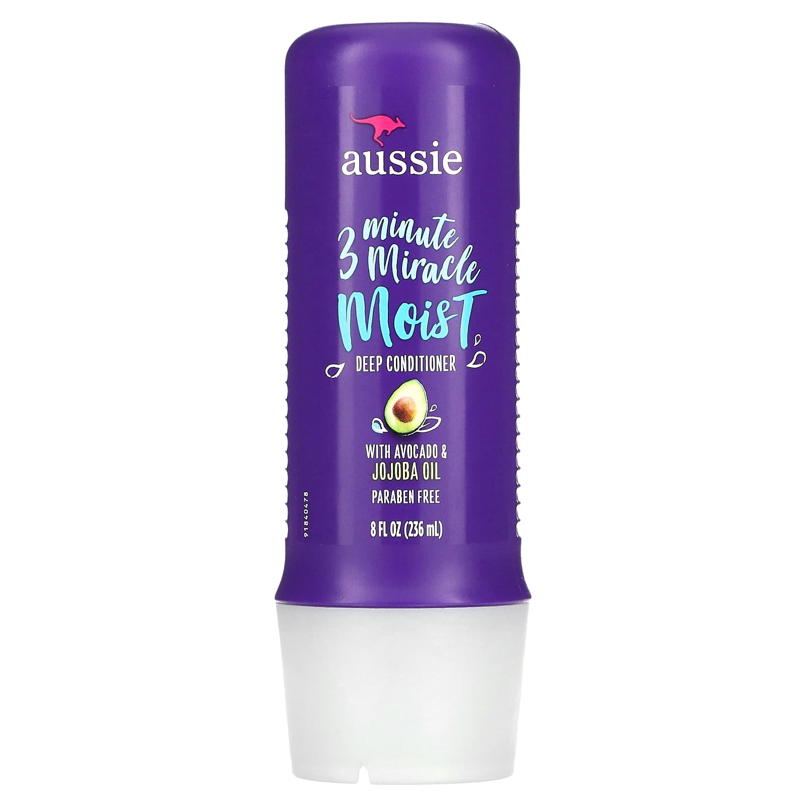 Aussie, 3 Minute Miracle Moist, кондиционер для глубокого увлажнения с авокадо и австралийским маслом жожоба, 236 мл (8 жид. унций)