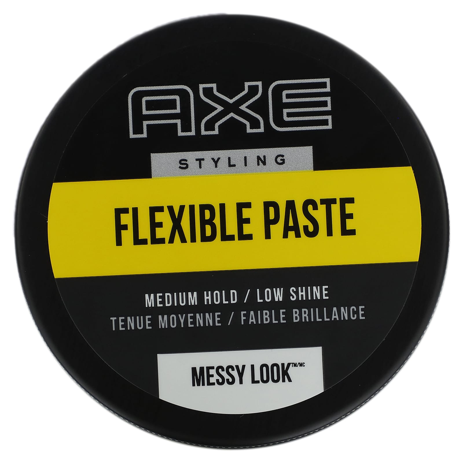 AXE, Messy Look, эластичная паста, средней фиксации / слабого блеска, 75 г (2,64 унции)