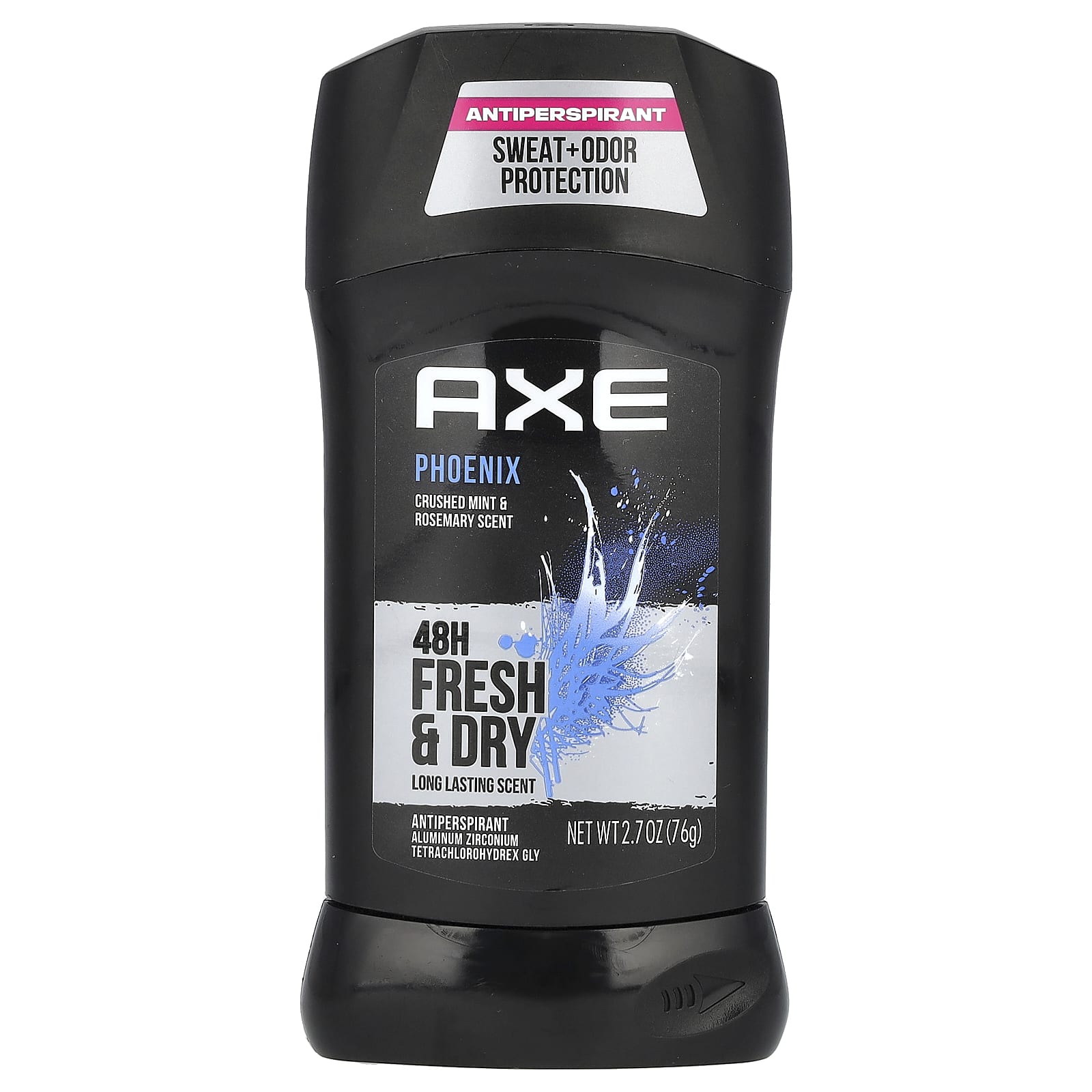 AXE, 48H Fresh & Dry, антиперспирант, феникс, 76 г (2,7 унции)