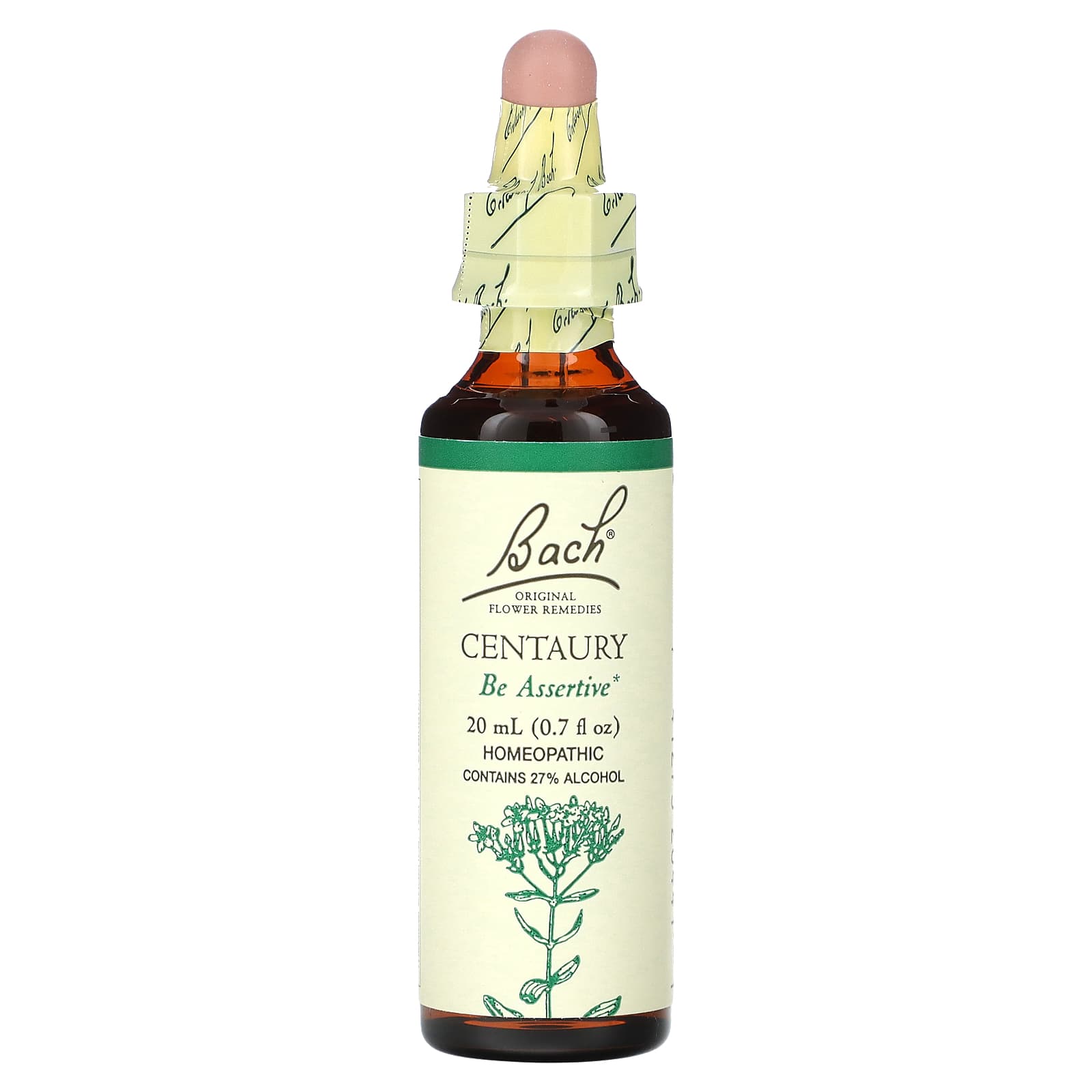 Bach Original Flower Remedies золототысячник 20 мл 07 жидк Унции 2890₽