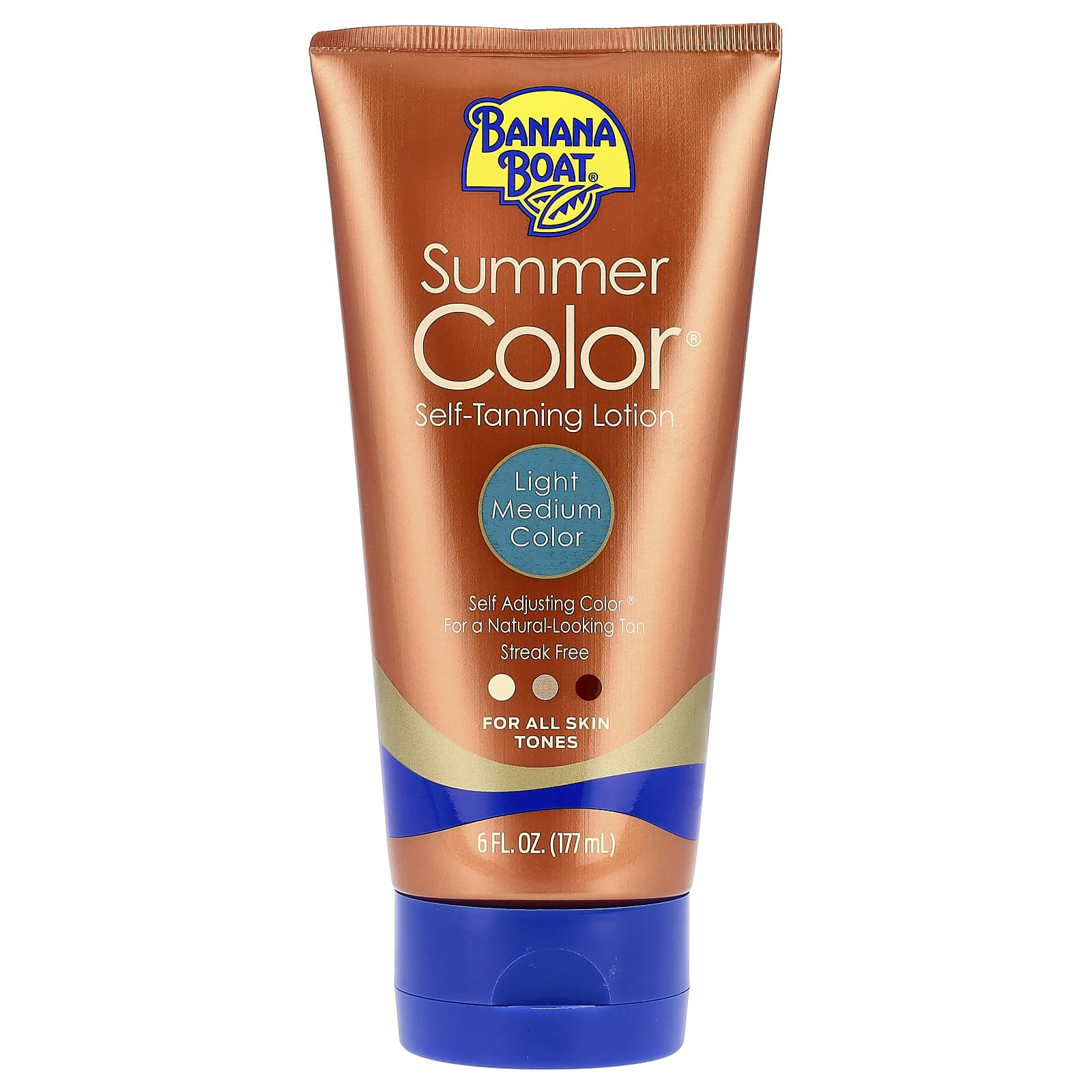 Banana Boat, Summer Color®, лосьон для автозагара, легкий и средний оттенок, 177 мл (6 жидк. унц.)