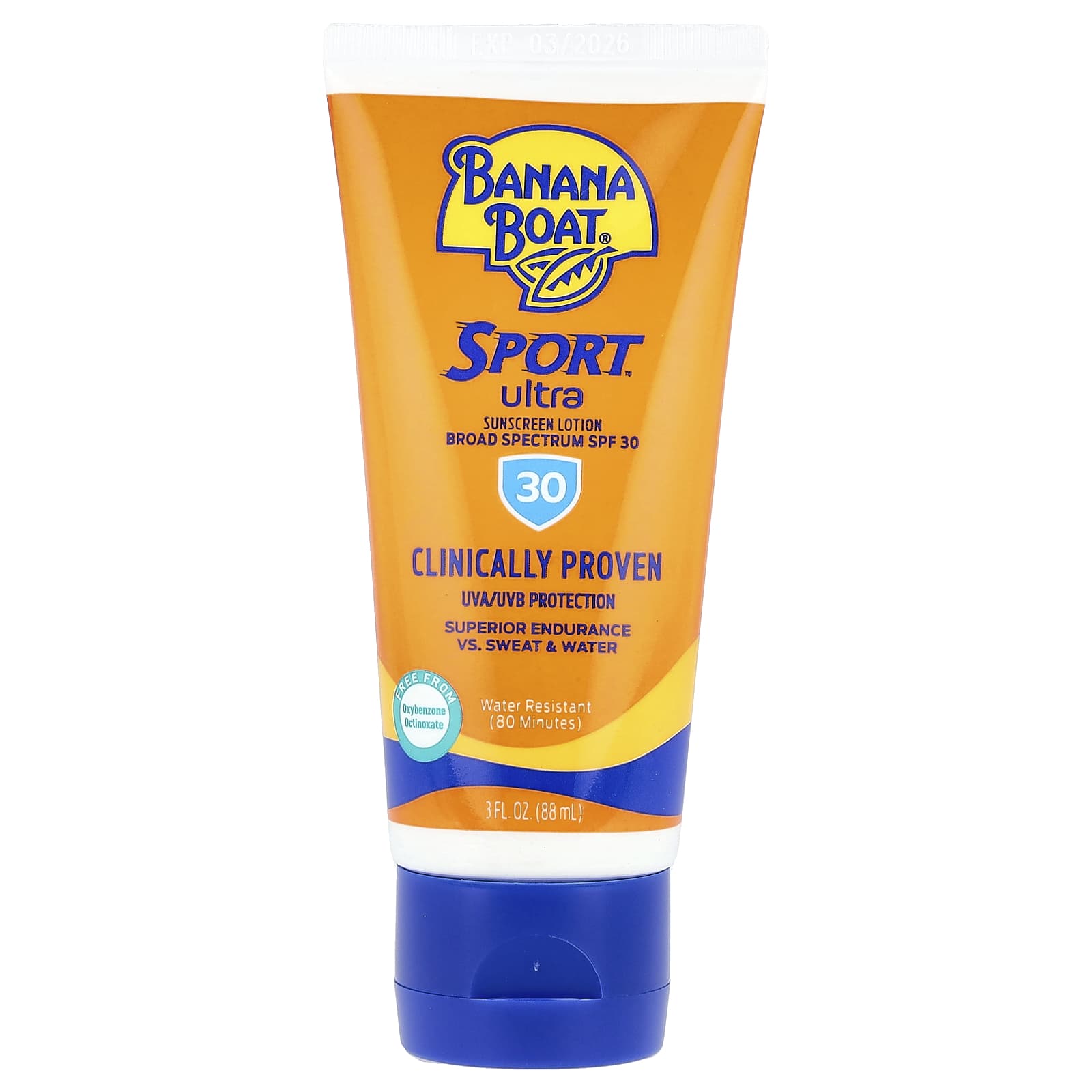 Banana Boat, Sport ™ Ultra, солнцезащитный лосьон, SPF 30, 88 мл (3 жидк. унц.)