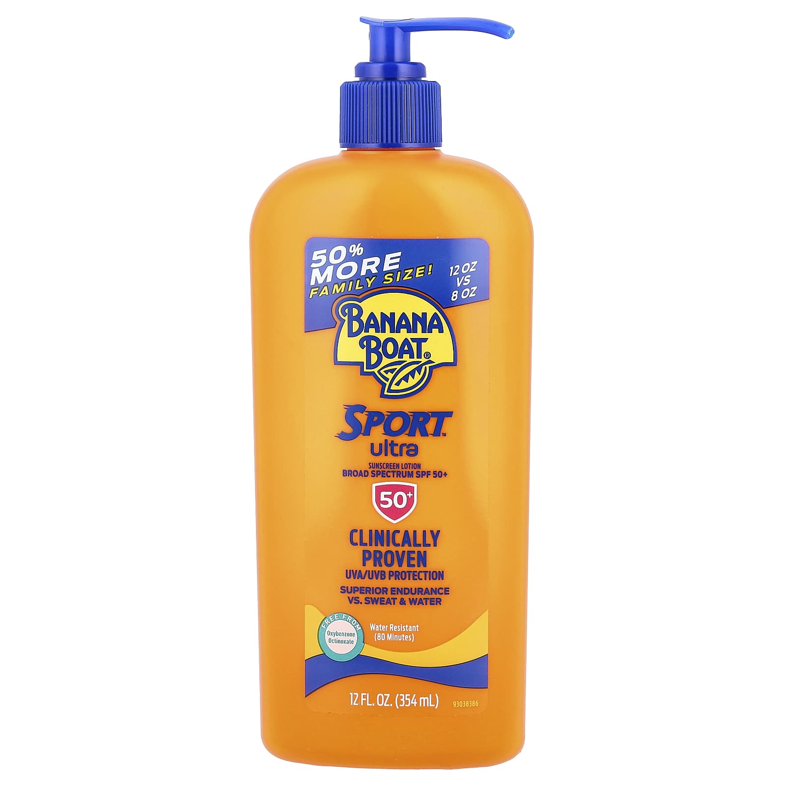 Banana Boat, Sport ™ Ultra, солнцезащитный лосьон, SPF50 +, 354 мл (12 жидк. унц.)