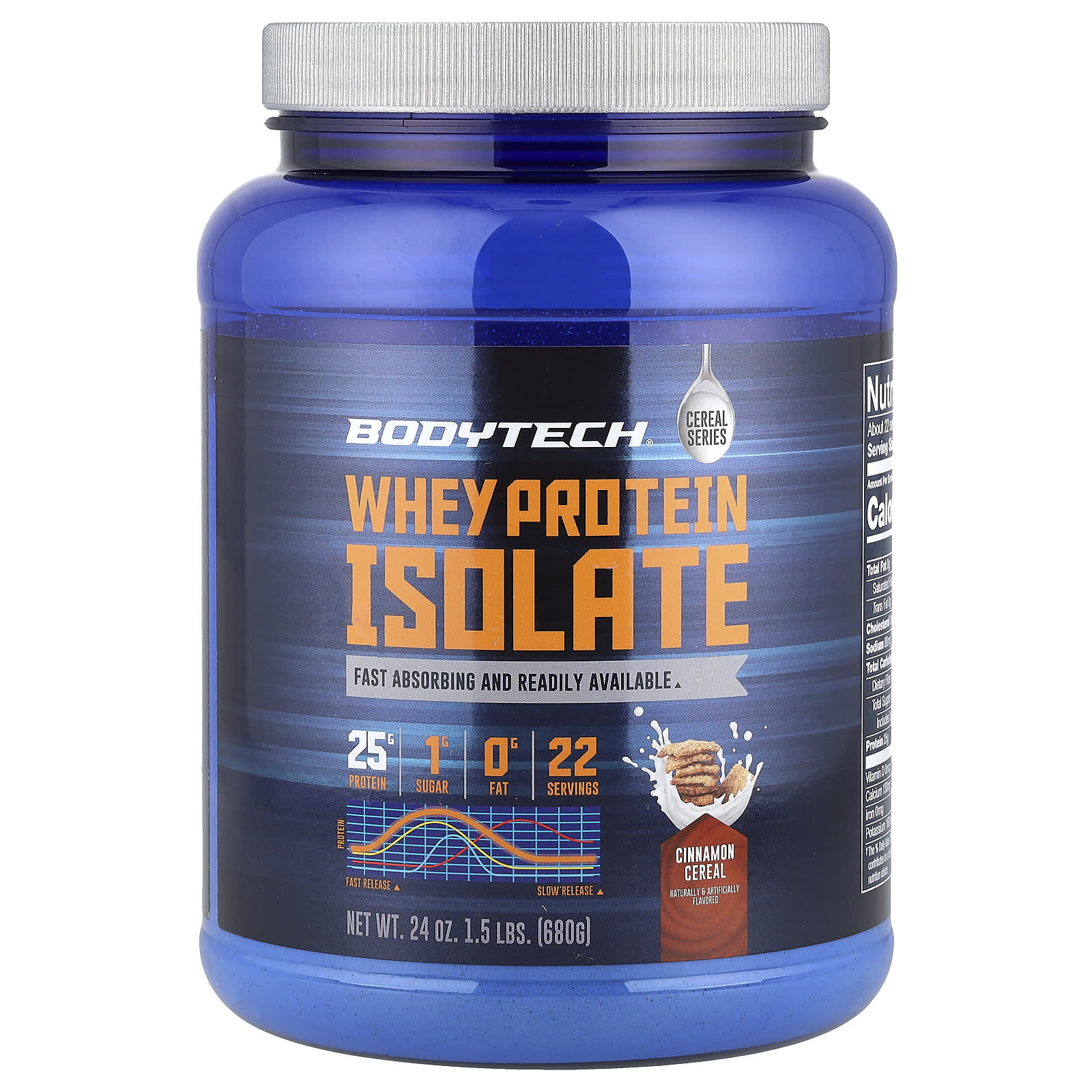 BodyTech Изолят сывороточного протеина хлопья с корицей 680 г 15 фунта 7990₽