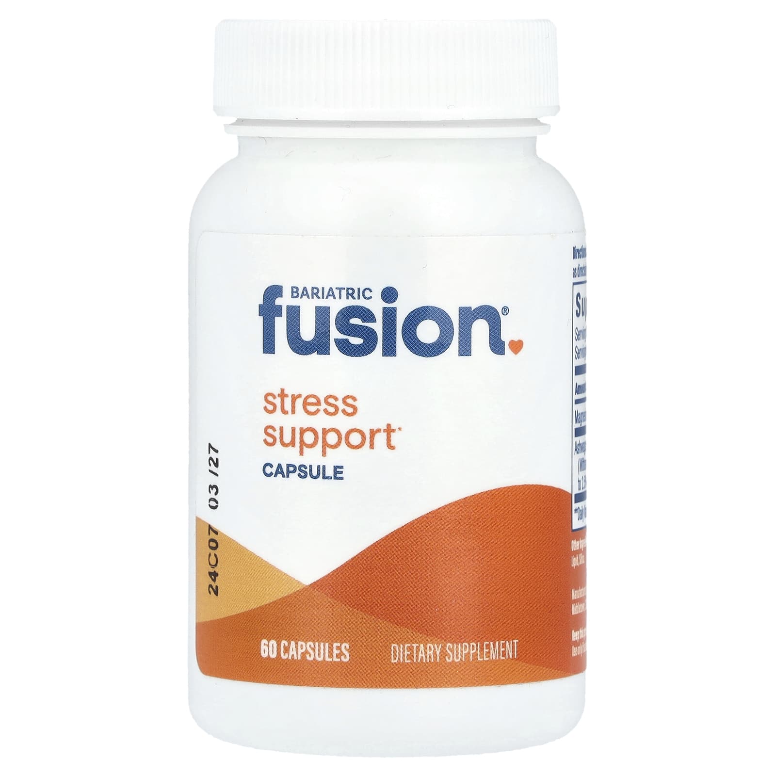 Bariatric Fusion, Stress Support`` 60 капсул